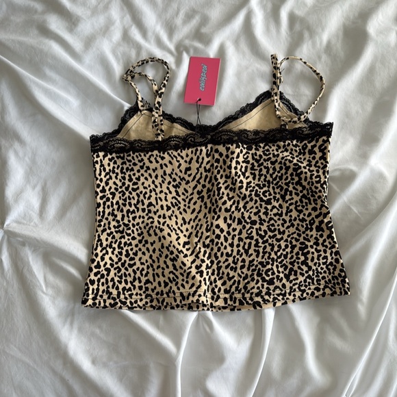 EDIKTED Cheetah Print Tank NWT - Picture 2 of 3